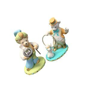 Vintage Circus Polar Bear Porcelain Figurine Lot